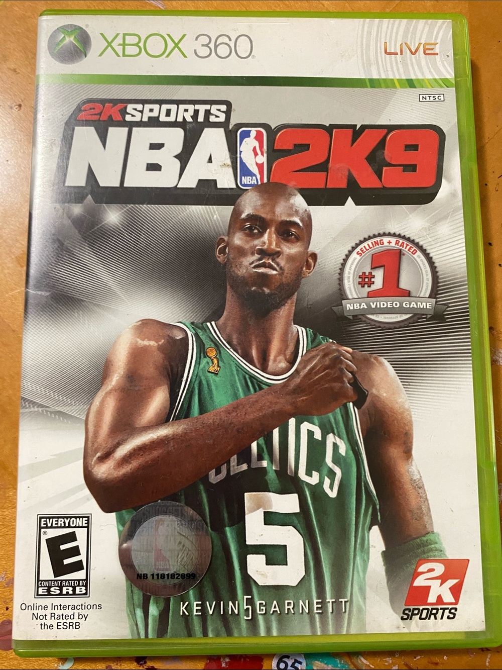 Microsoft Xbox 360 NBA 2K9 Game -  Featuring NBA Champion Kevin Garnett